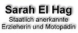 Sarah El Hag Staatlich anerkannte Motopädin
